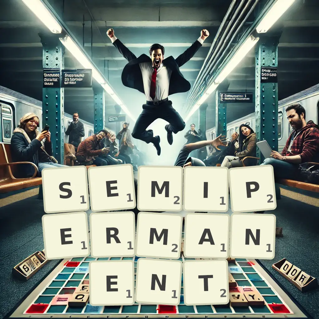 List of words with letters SEMIPERMANENT Words with letters SEMIPERMANENT