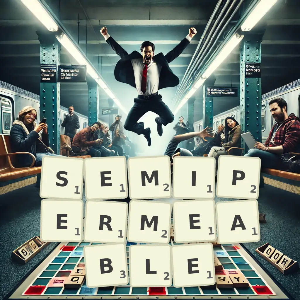 List of words with letters SEMIPERMEABLE Words with letters SEMIPERMEABLE