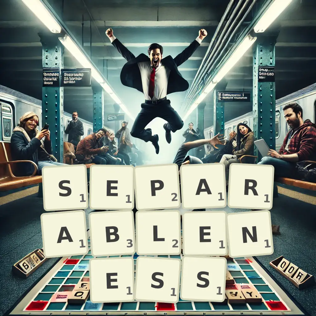 List of words with letters SEPARABLENESS Words with letters SEPARABLENESS