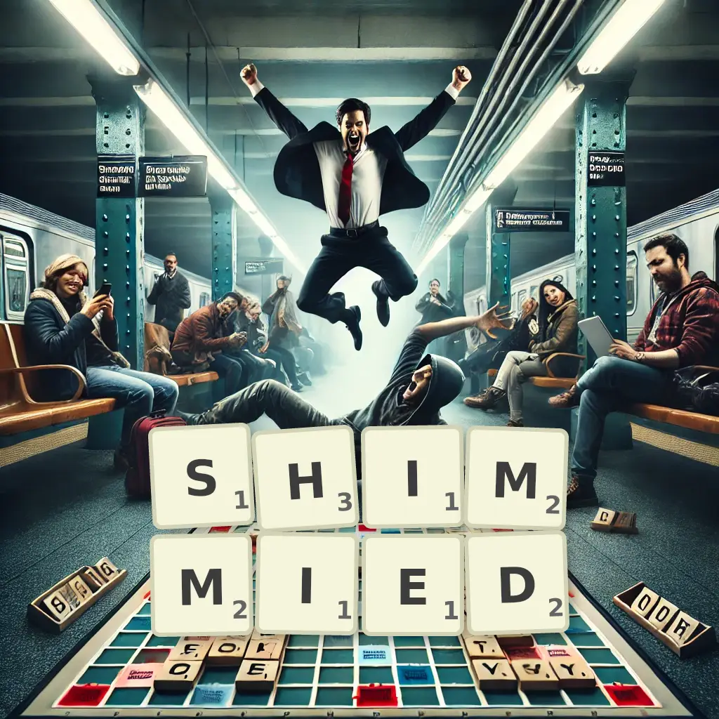 List of words with letters SHIMMIED Words with letters SHIMMIED