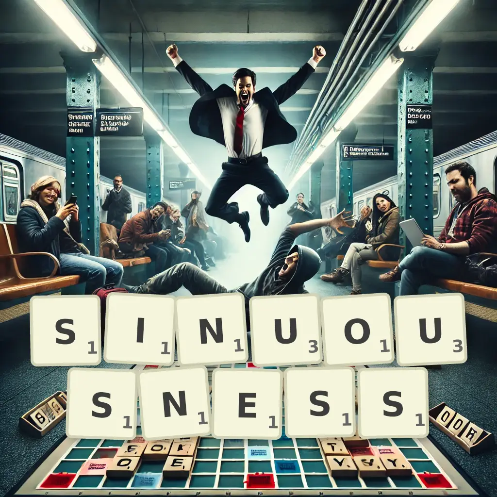 List of words with letters SINUOUSNESS Words with letters SINUOUSNESS