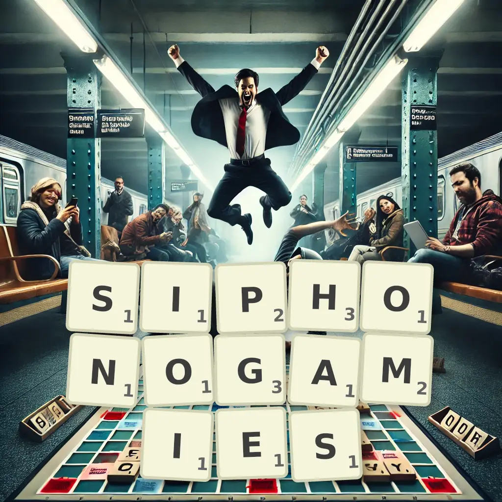 List of words with letters SIPHONOGAMIES Words with letters SIPHONOGAMIES