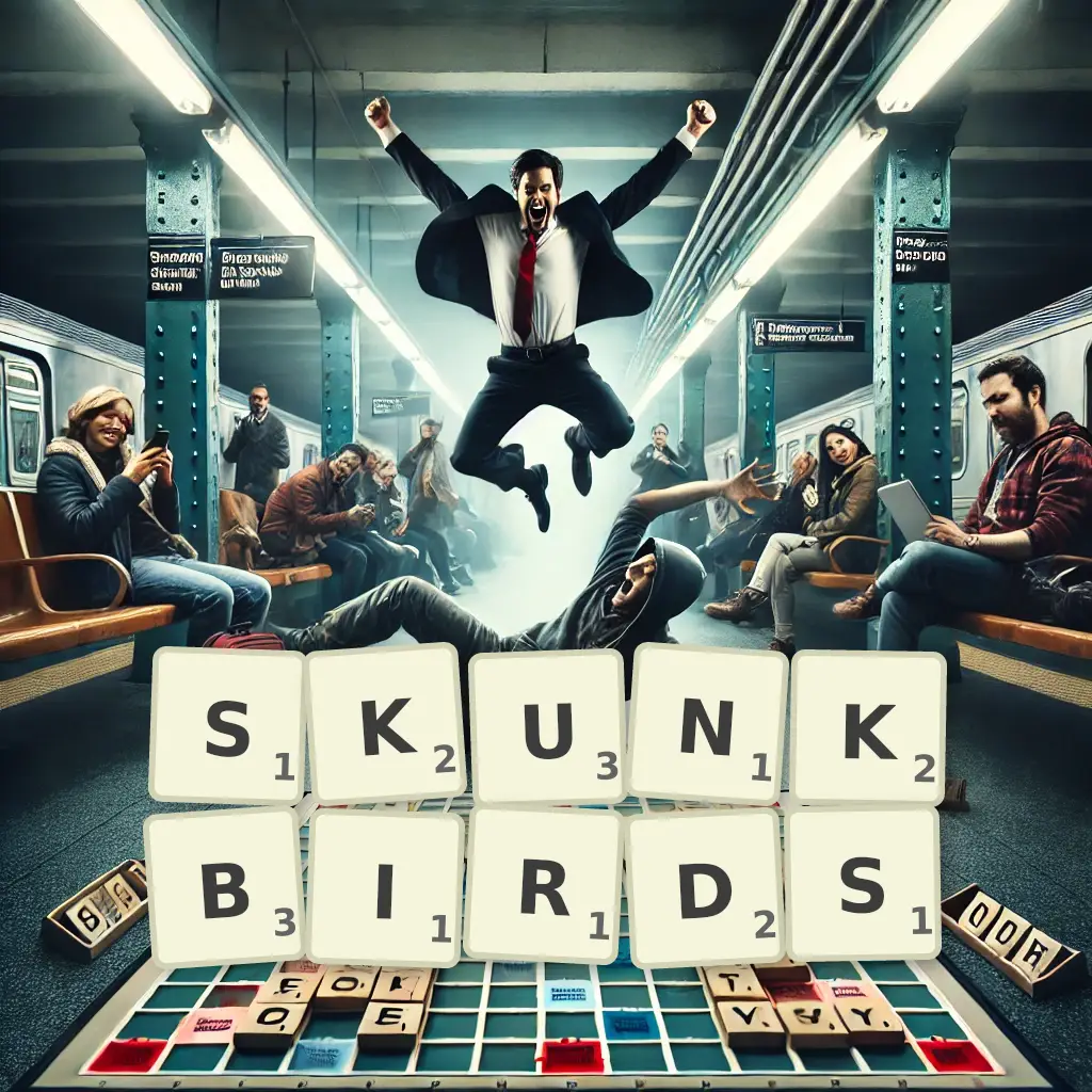 List of words with letters SKUNKBIRDS Words with letters SKUNKBIRDS