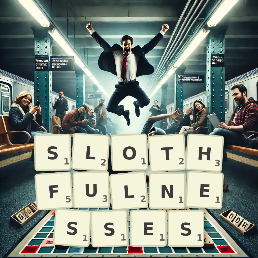 List of words with letters SLOTHFULNESSES Words with letters SLOTHFULNESSES