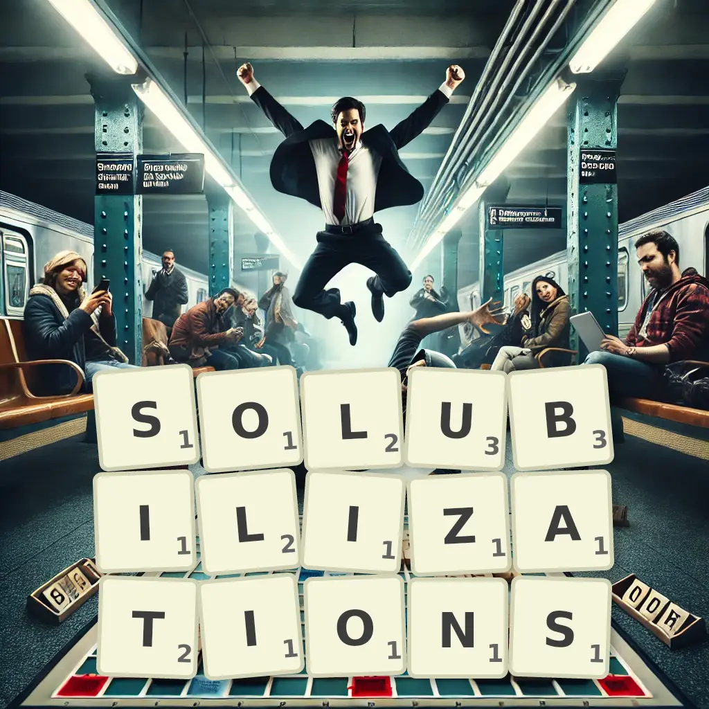 List of words with letters SOLUBILIZATIONS Words with letters SOLUBILIZATIONS