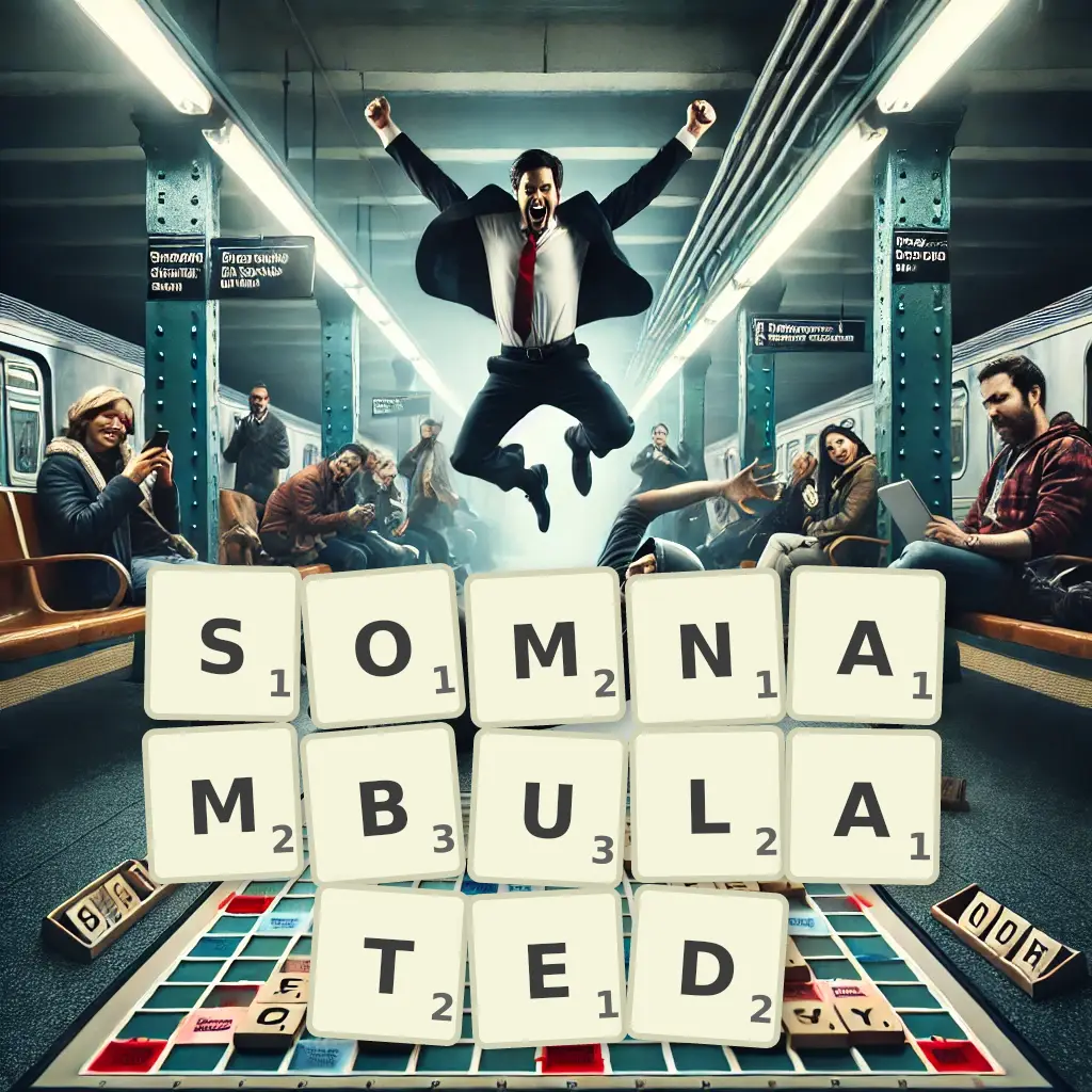 List of words with letters SOMNAMBULATED Words with letters SOMNAMBULATED