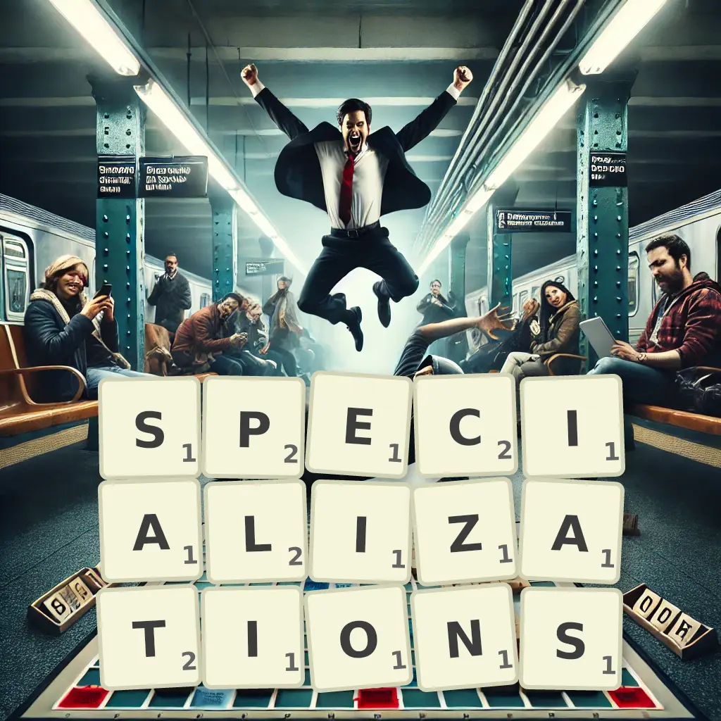 List of words with letters SPECIALIZATIONS Words with letters SPECIALIZATIONS