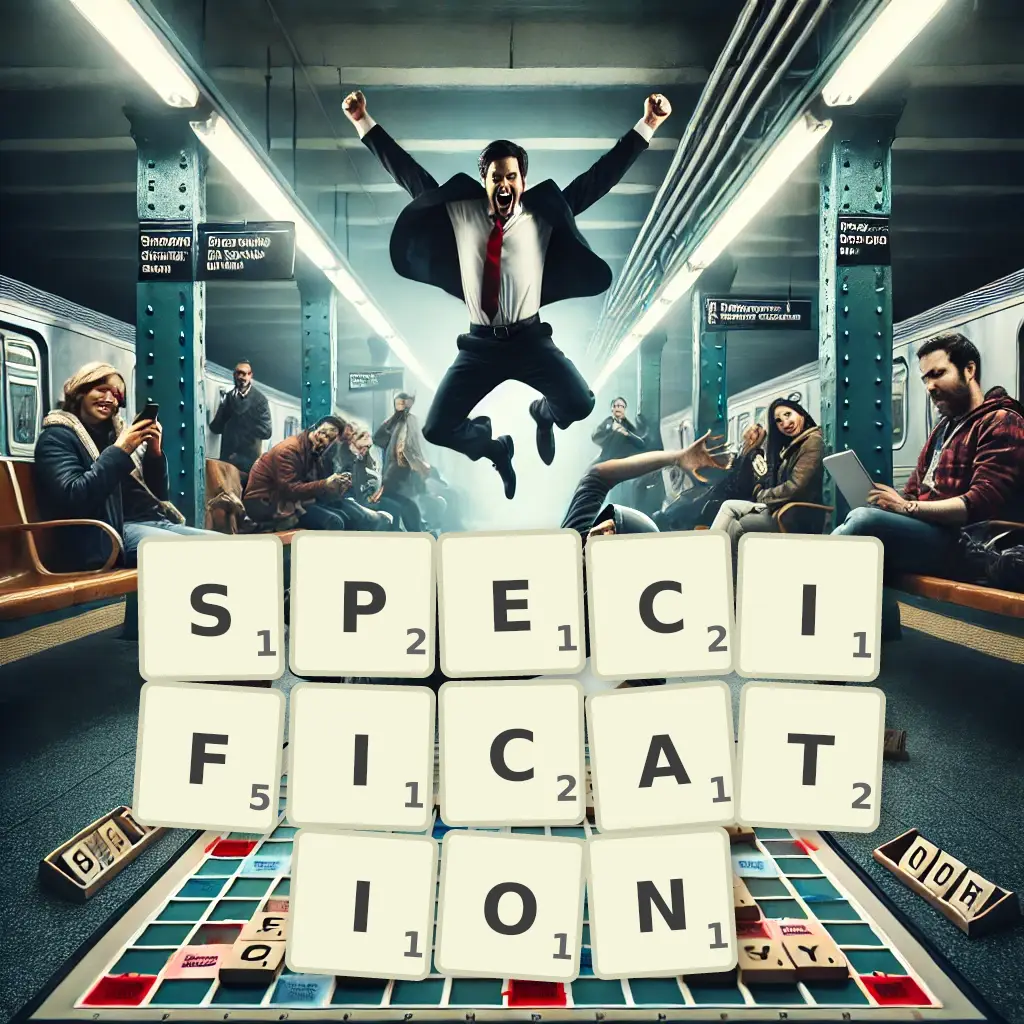 List of words with letters SPECIFICATION Words with letters SPECIFICATION