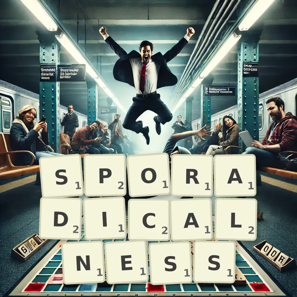 List of words with letters SPORADICALNESS Words with letters SPORADICALNESS