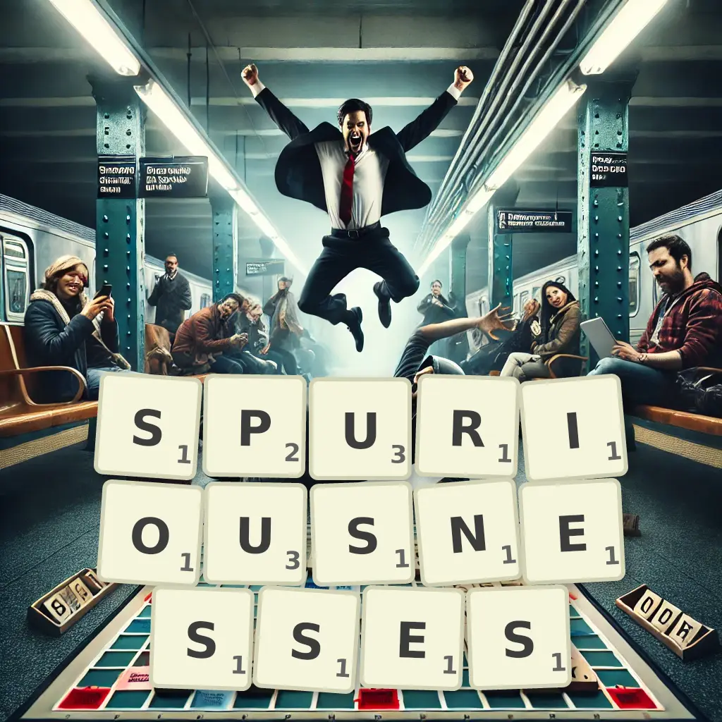 List of words with letters SPURIOUSNESSES Words with letters SPURIOUSNESSES