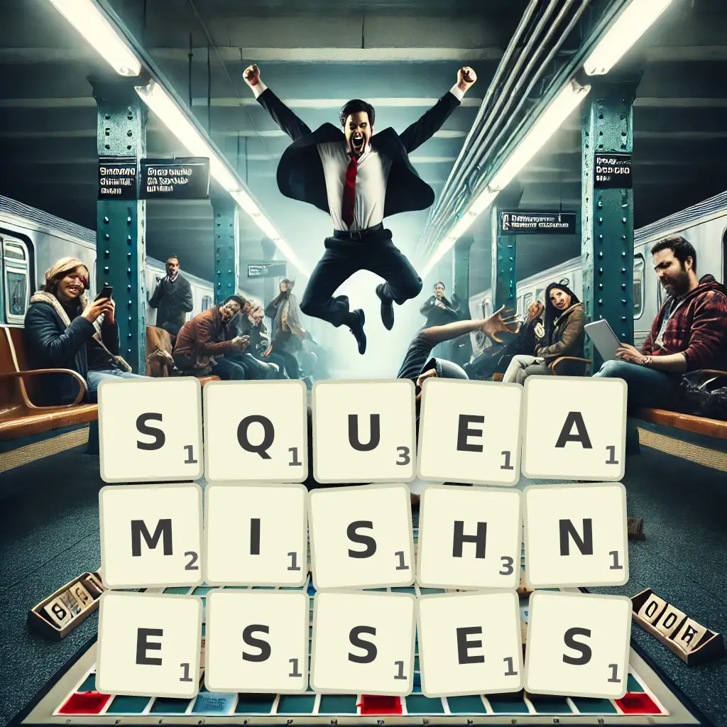 List of words with letters SQUEAMISHNESSES Words with letters SQUEAMISHNESSES