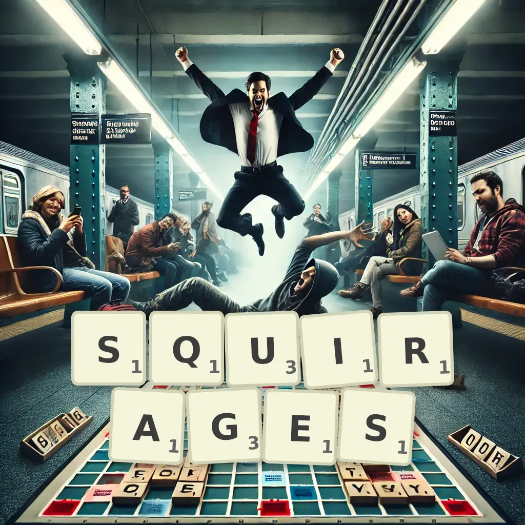 Words with letters SQUIRAGES
