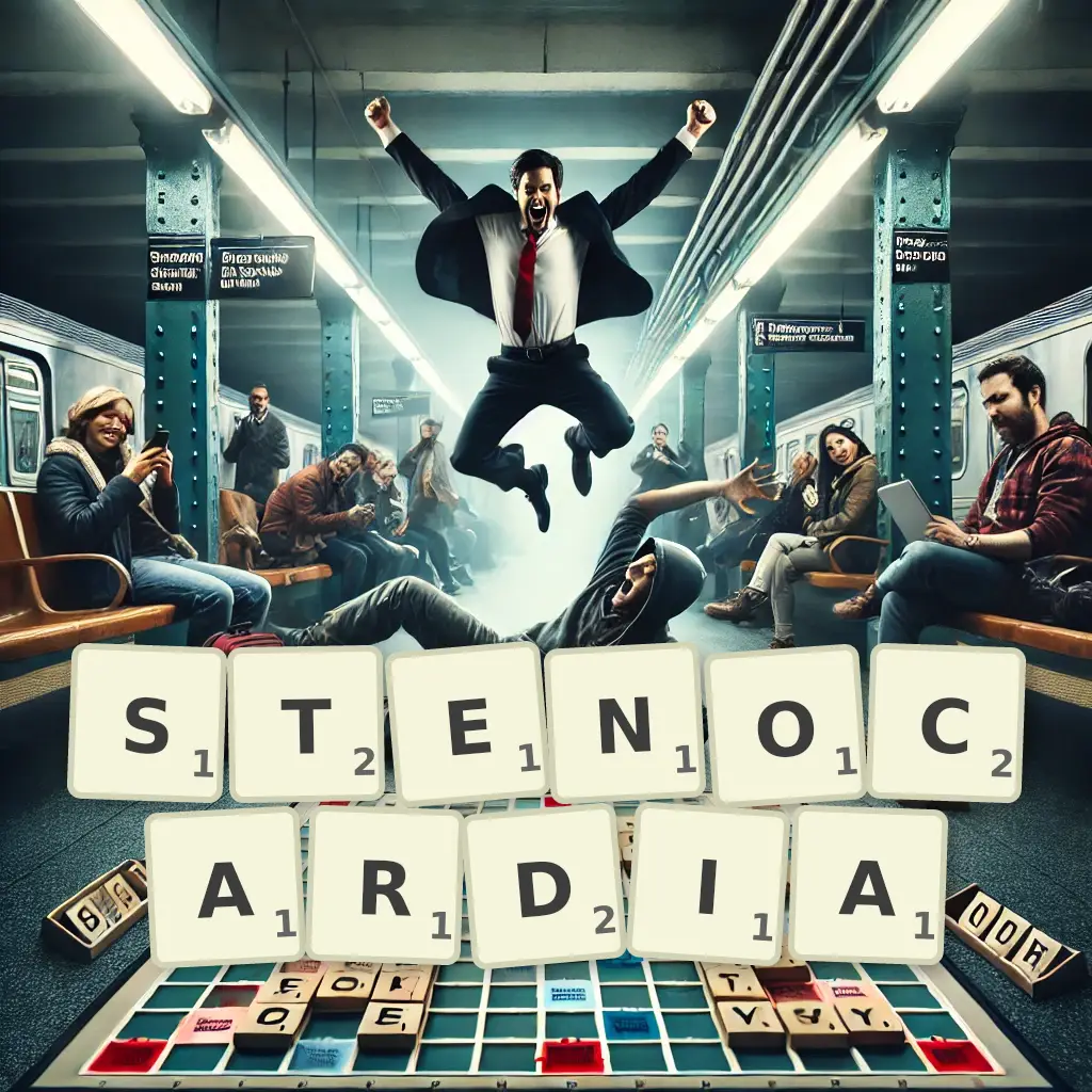 List of words with letters STENOCARDIA Words with letters STENOCARDIA