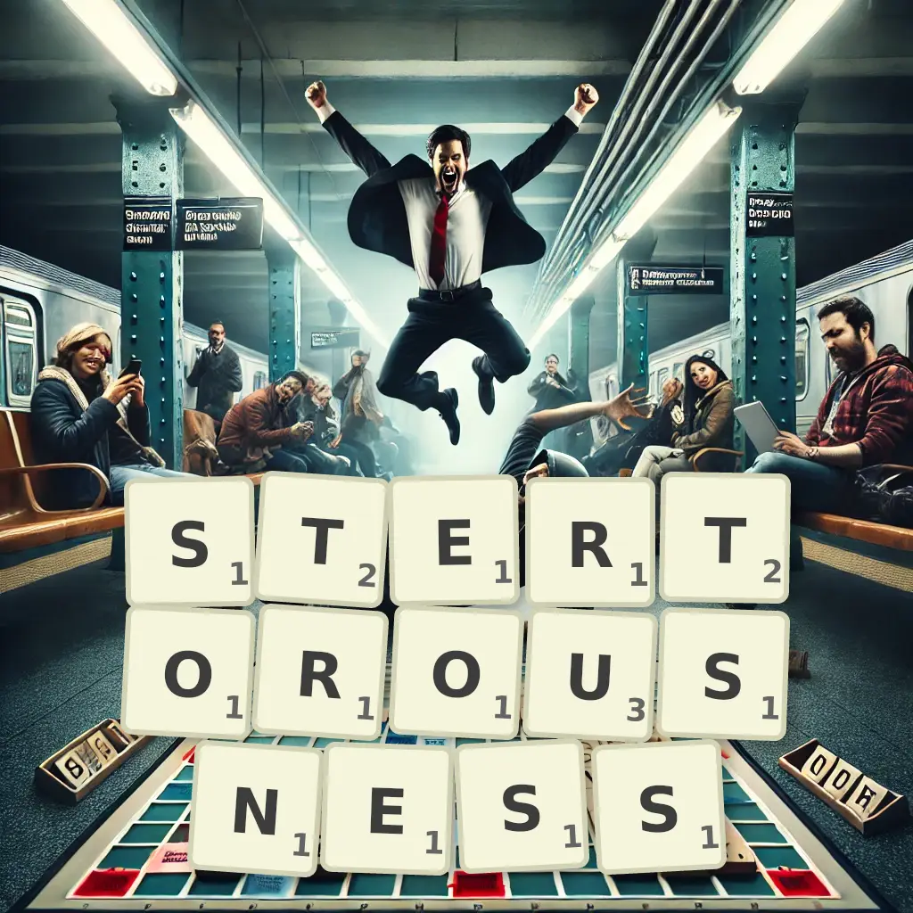 List of words with letters STERTOROUSNESS Words with letters STERTOROUSNESS