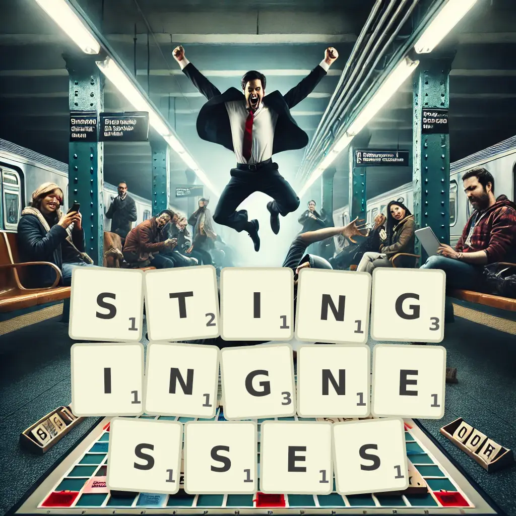 List of words with letters STINGINGNESSES Words with letters STINGINGNESSES