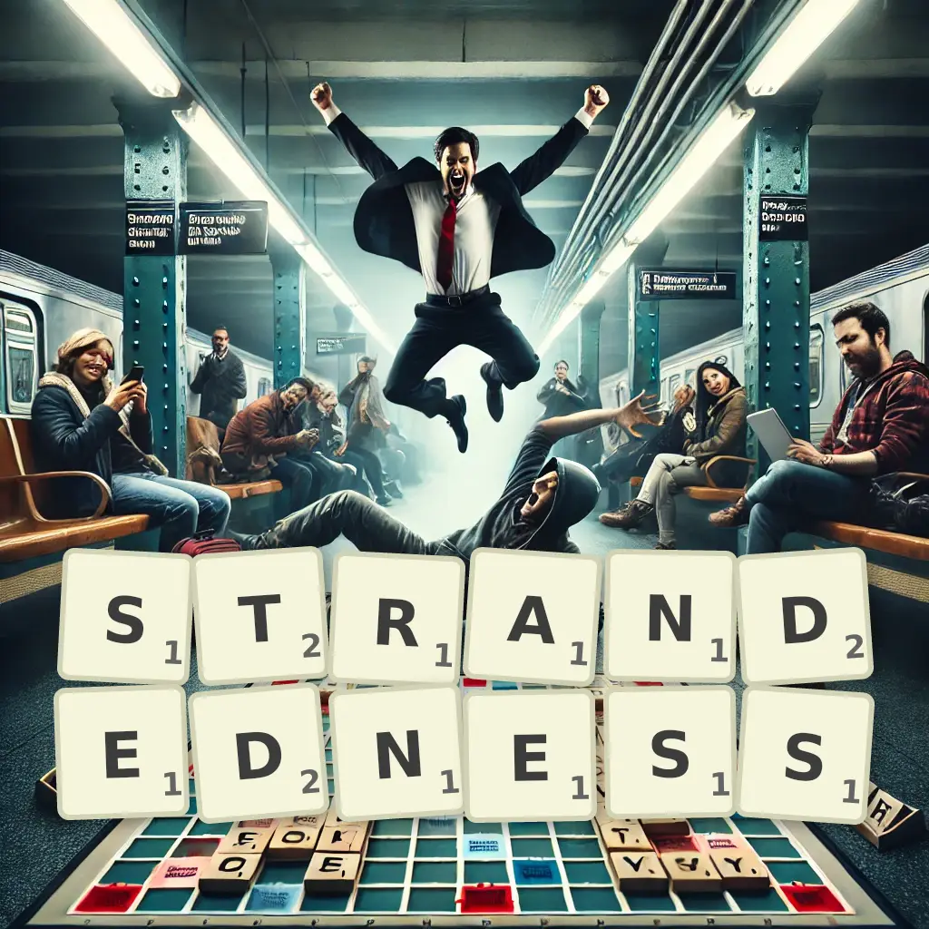 List of words with letters STRANDEDNESS Words with letters STRANDEDNESS