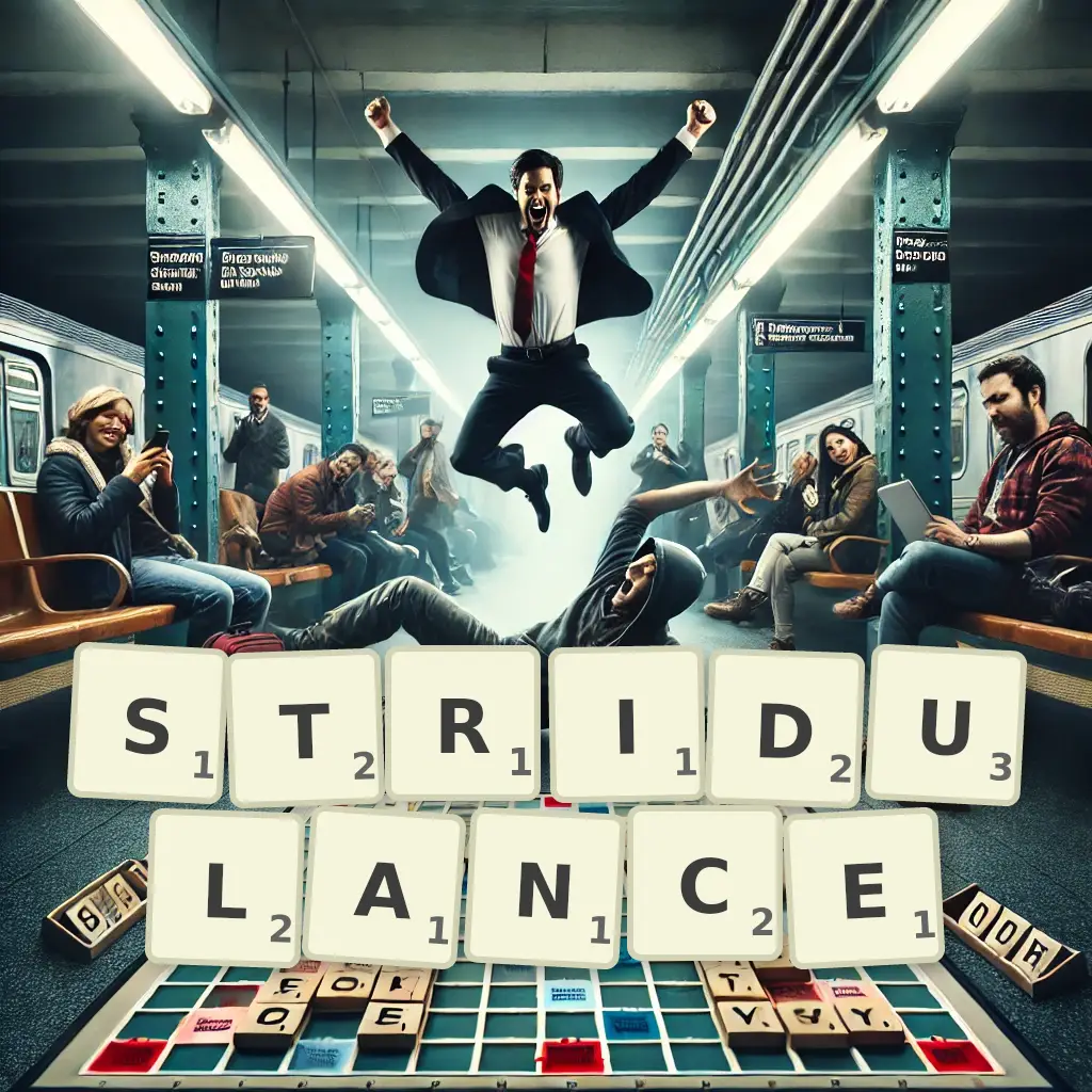 List of words with letters STRIDULANCE Words with letters STRIDULANCE
