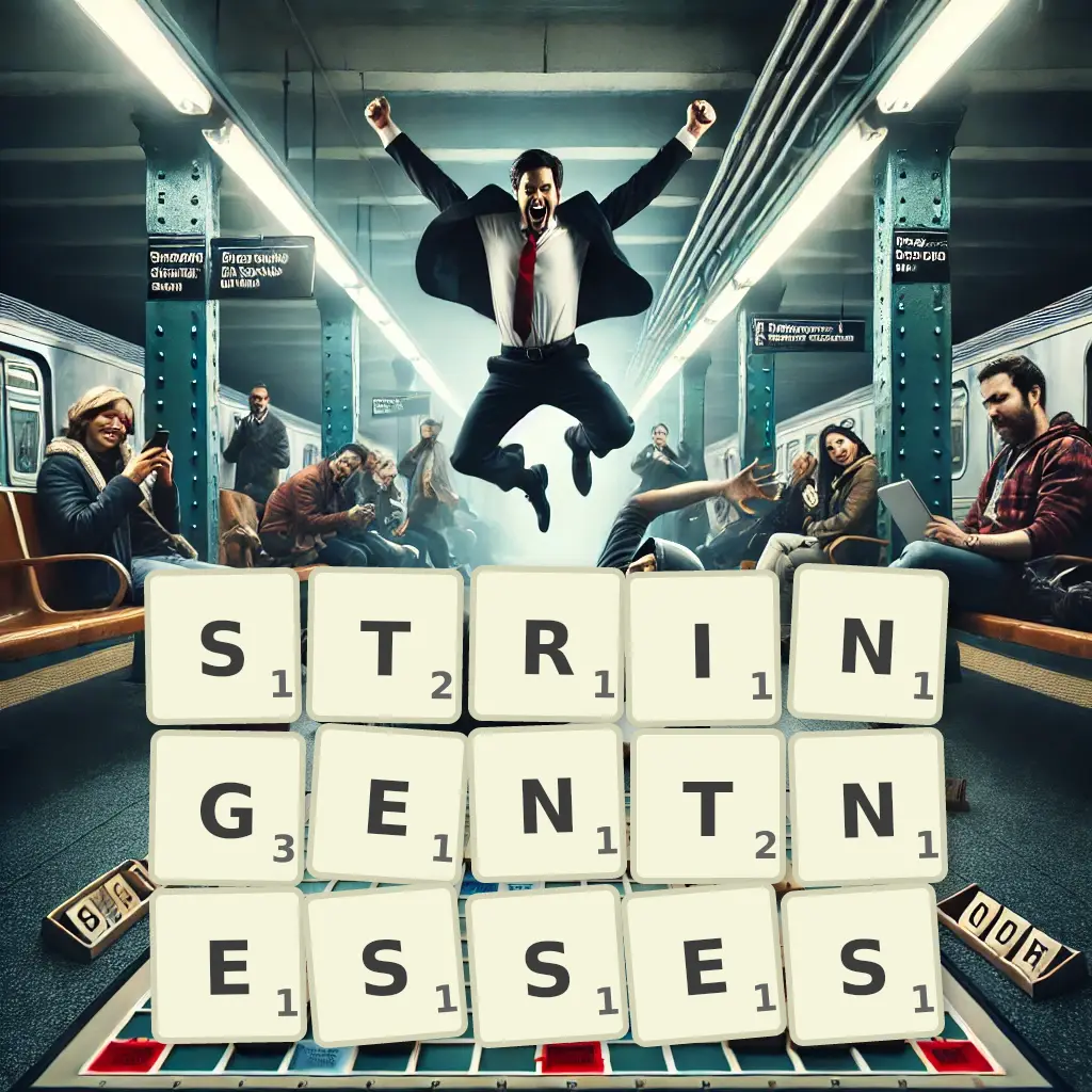 List of words with letters STRINGENTNESSES Words with letters STRINGENTNESSES