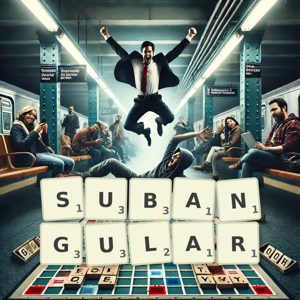 List of words with letters SUBANGULAR Words with letters SUBANGULAR