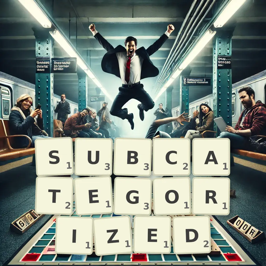 List of words with letters SUBCATEGORIZED Words with letters SUBCATEGORIZED