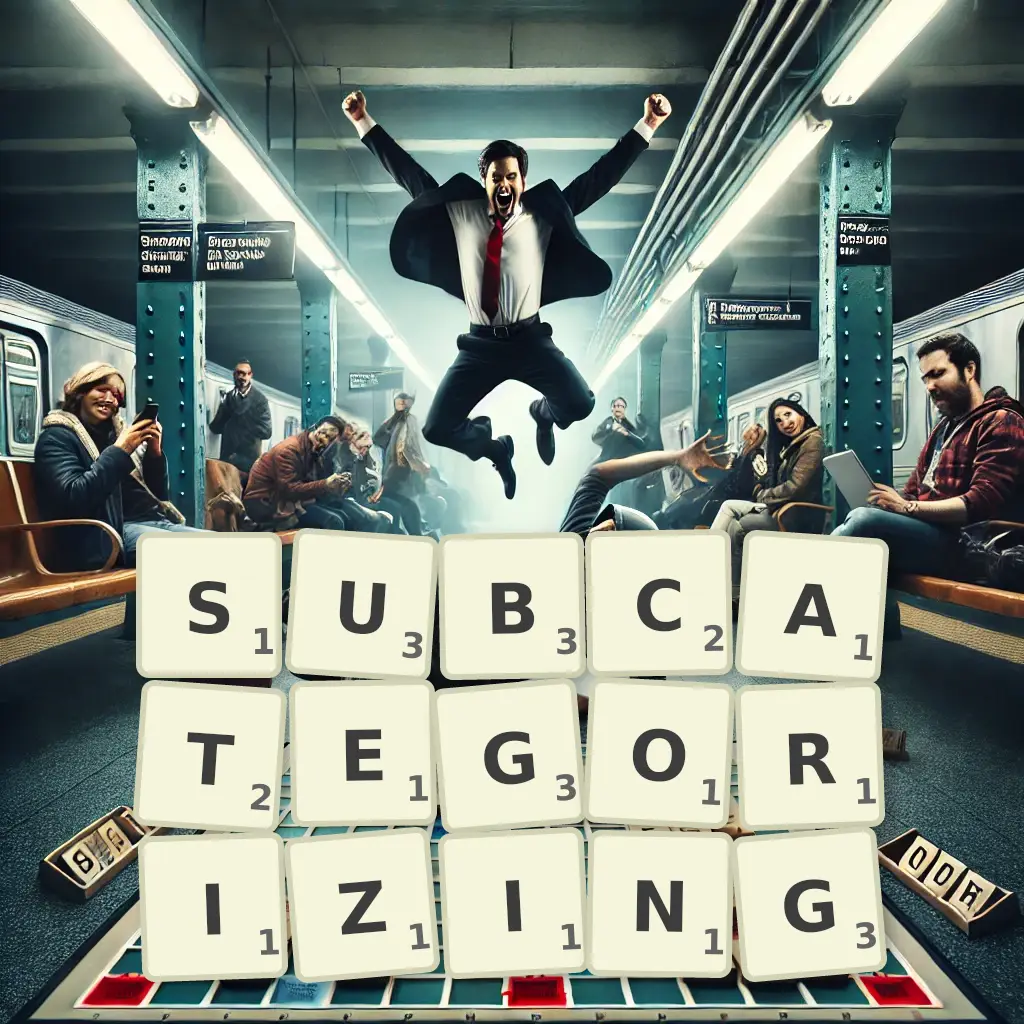 List of words with letters SUBCATEGORIZING Words with letters SUBCATEGORIZING