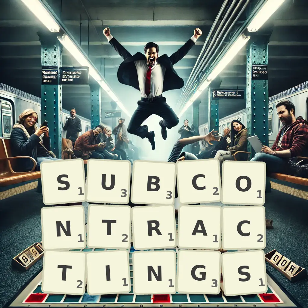 List of words with letters SUBCONTRACTINGS Words with letters SUBCONTRACTINGS