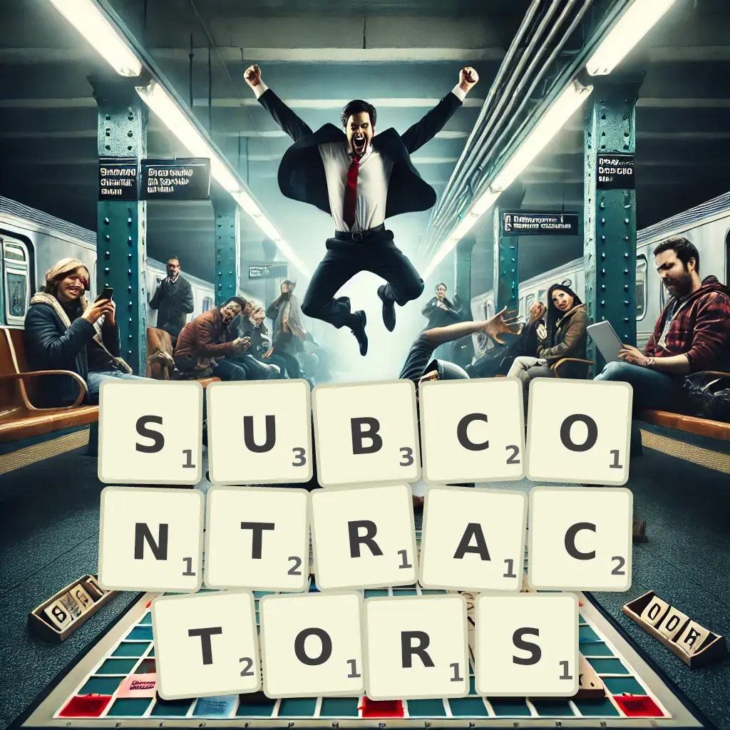 List of words with letters SUBCONTRACTORS Words with letters SUBCONTRACTORS