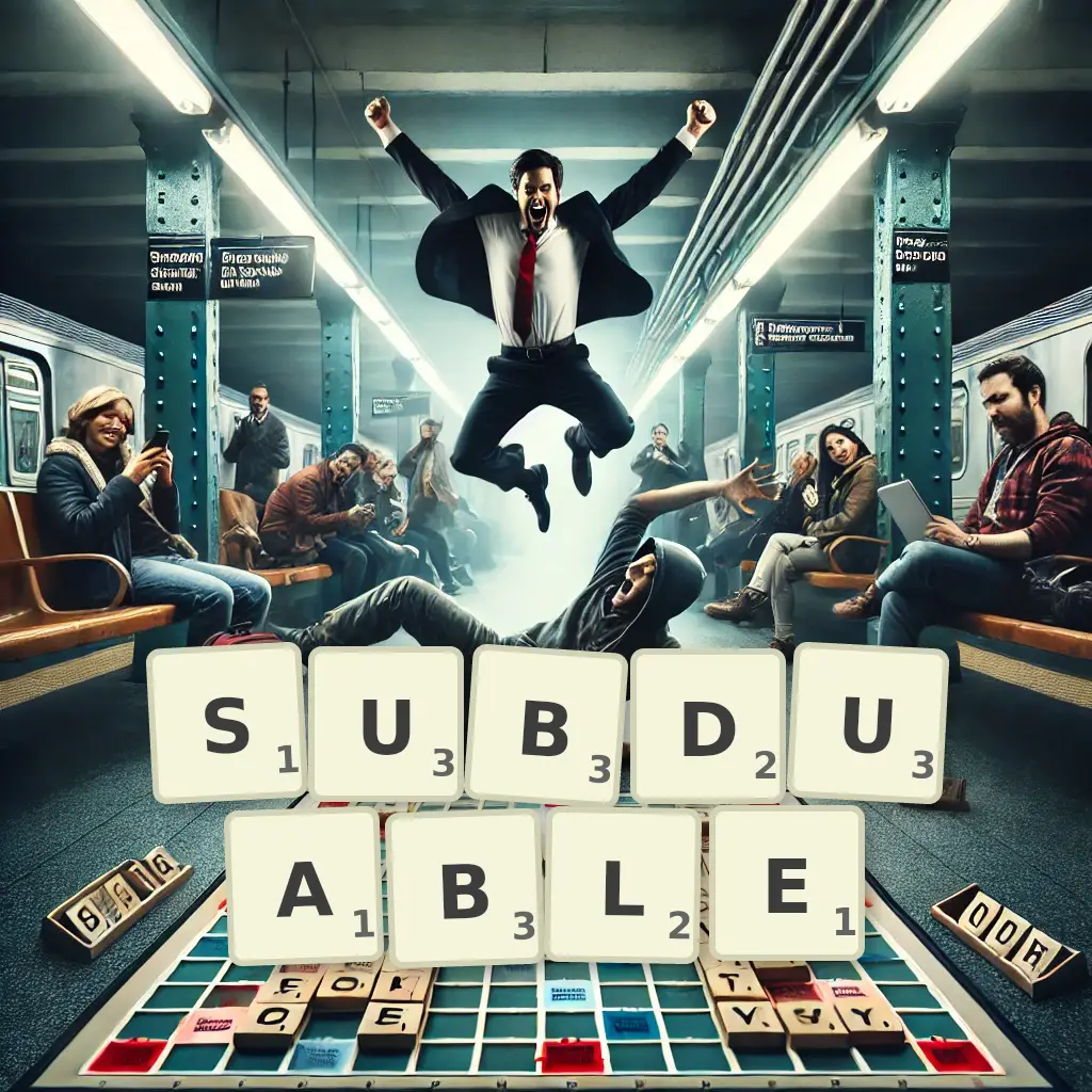 List of words with letters SUBDUABLE Words with letters SUBDUABLE
