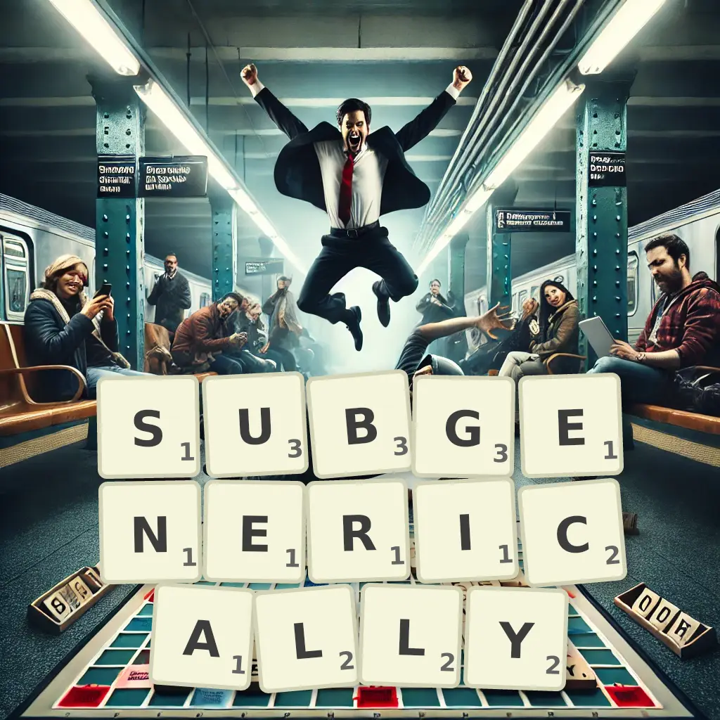 List of words with letters SUBGENERICALLY Words with letters SUBGENERICALLY