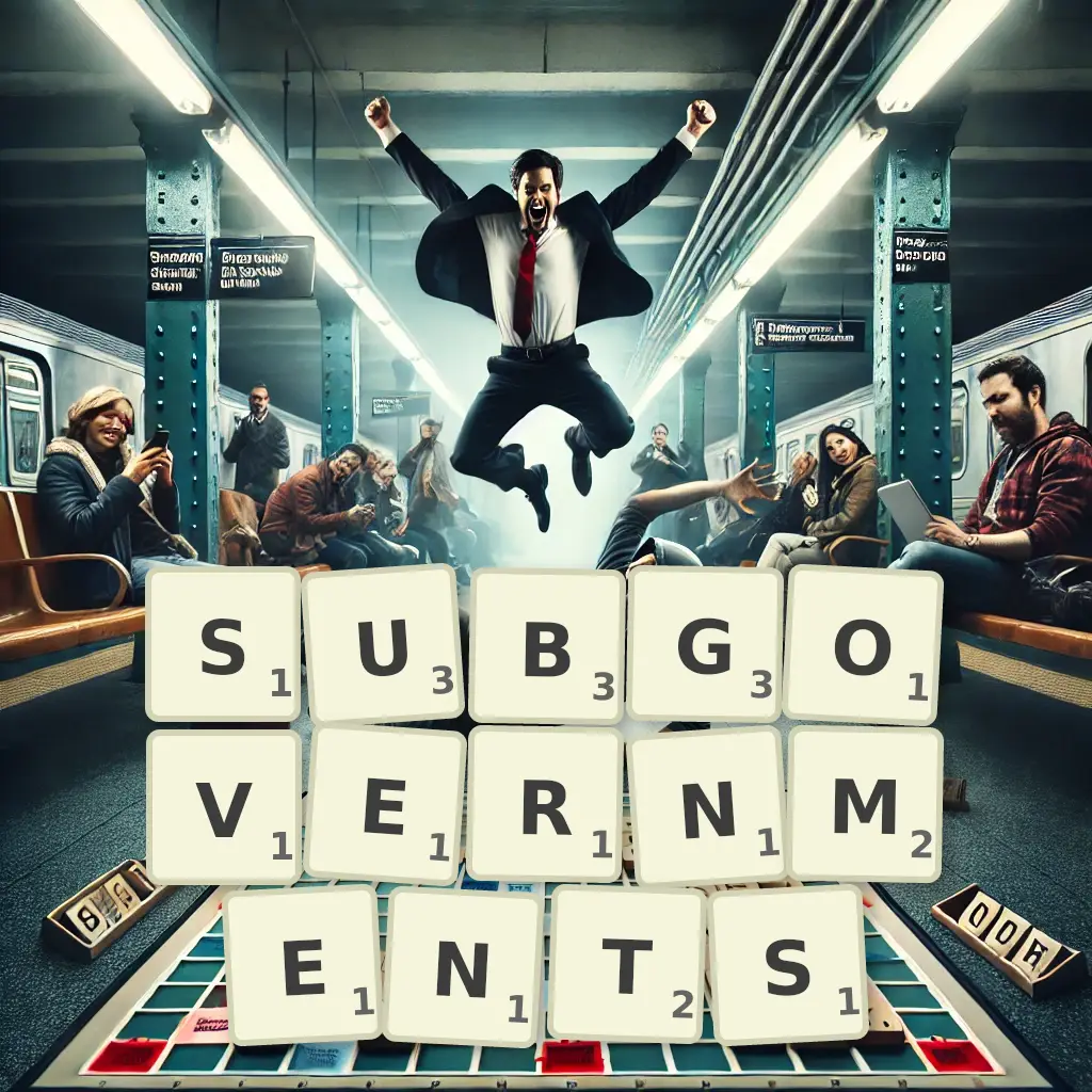 List of words with letters SUBGOVERNMENTS Words with letters SUBGOVERNMENTS