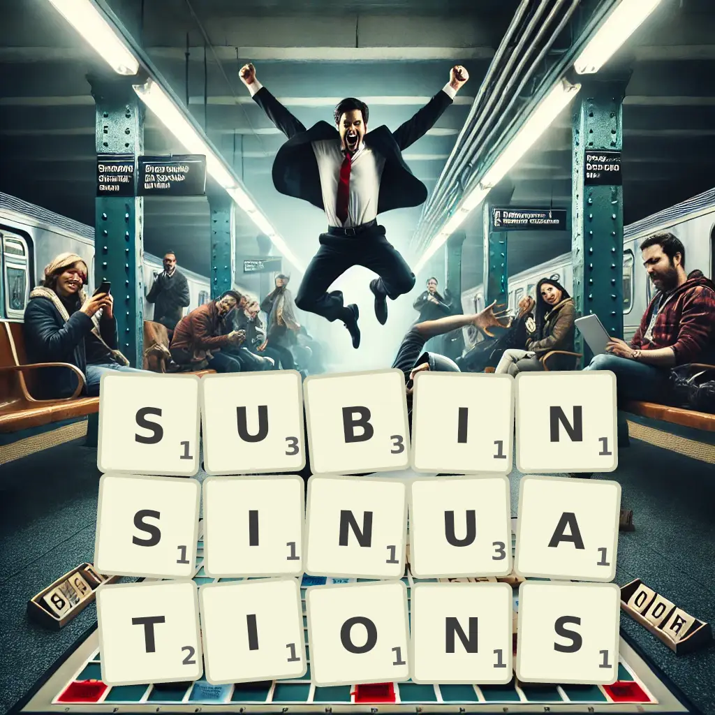 List of words with letters SUBINSINUATIONS Words with letters SUBINSINUATIONS