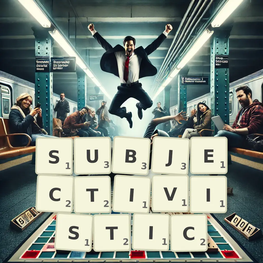 List of words with letters SUBJECTIVISTIC Words with letters SUBJECTIVISTIC