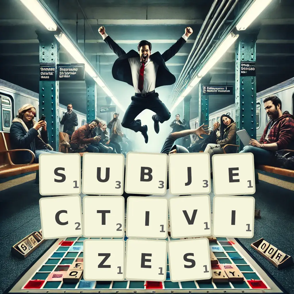 List of words with letters SUBJECTIVIZES Words with letters SUBJECTIVIZES