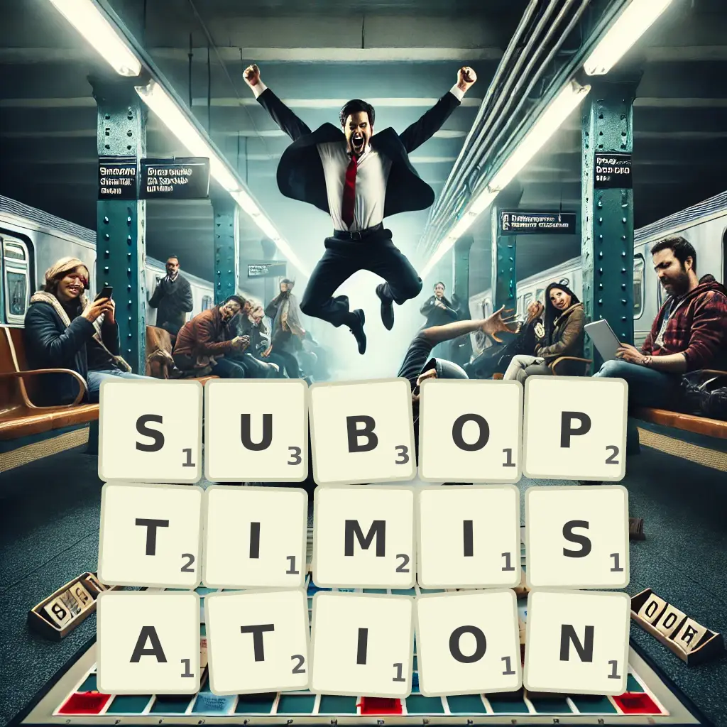 List of words with letters SUBOPTIMISATION Words with letters SUBOPTIMISATION