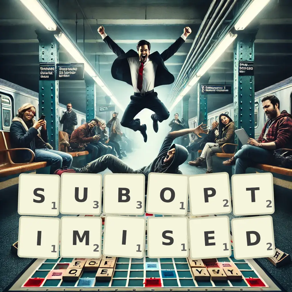 List of words with letters SUBOPTIMISED Words with letters SUBOPTIMISED