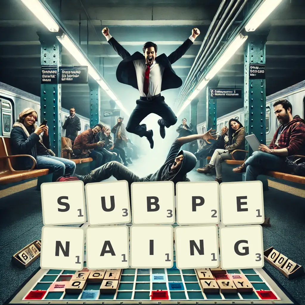 List of words with letters SUBPENAING Words with letters SUBPENAING
