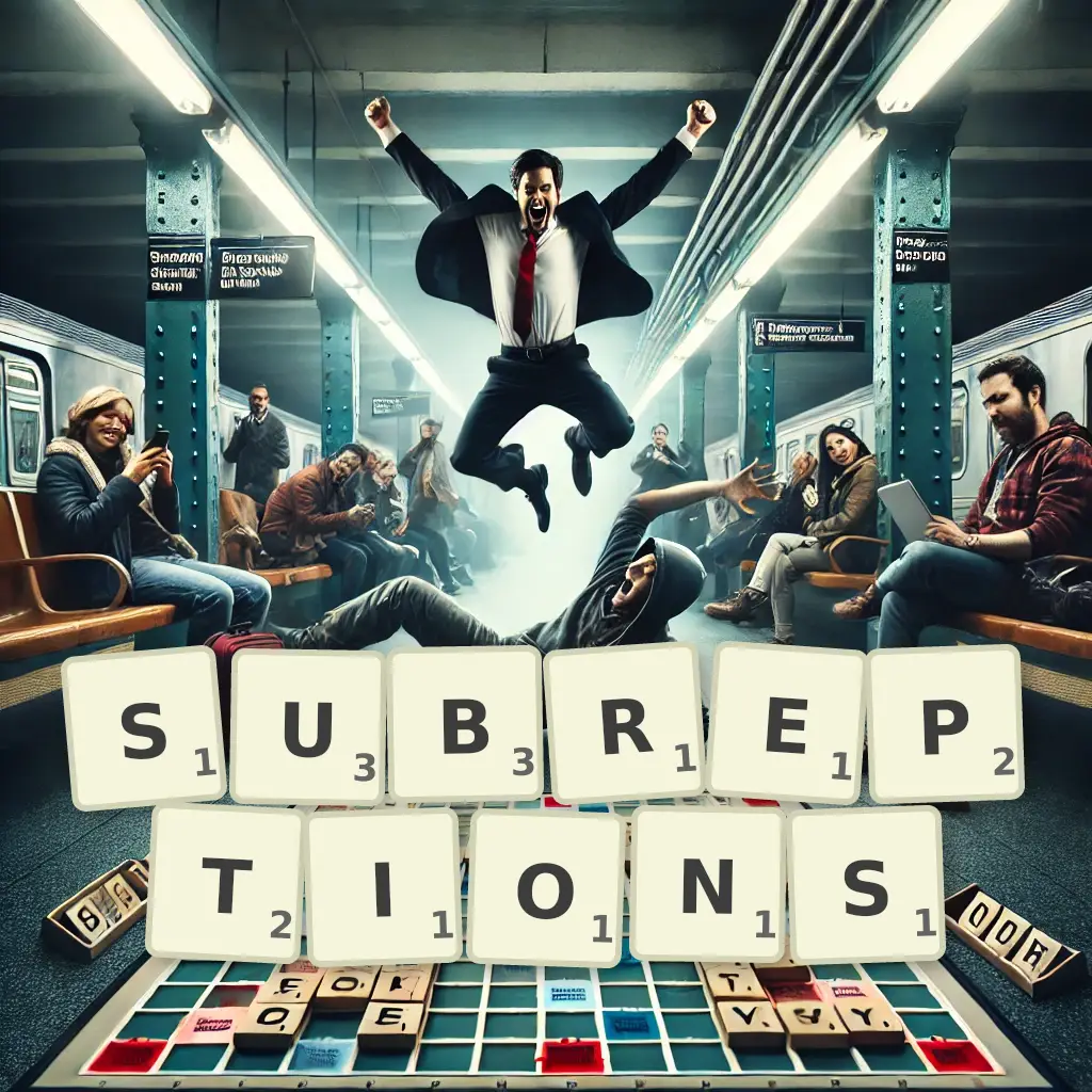 List of words with letters SUBREPTIONS Words with letters SUBREPTIONS