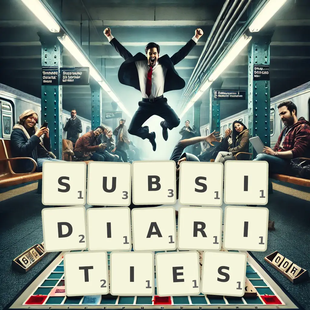List of words with letters SUBSIDIARITIES Words with letters SUBSIDIARITIES