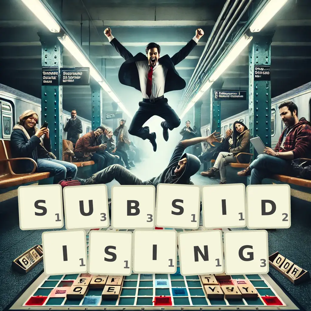 List of words with letters SUBSIDISING Words with letters SUBSIDISING