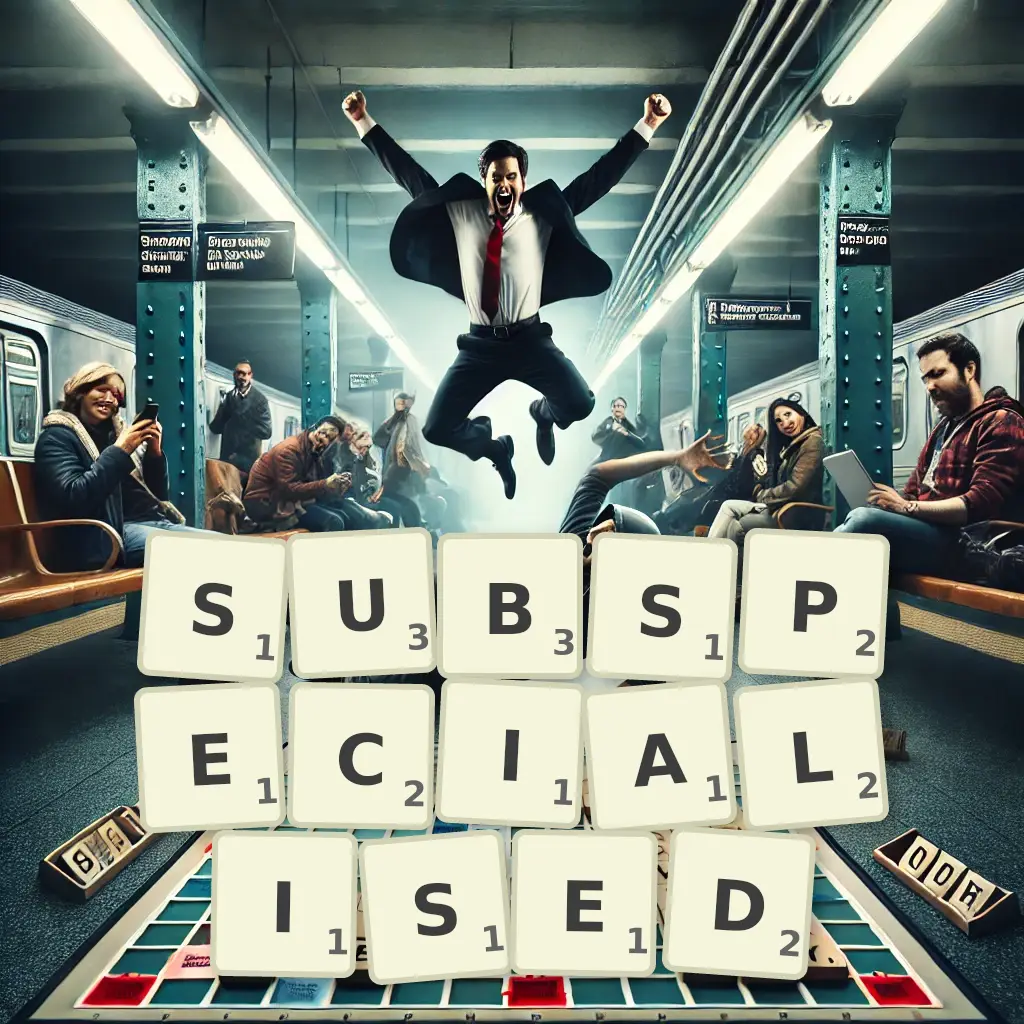 List of words with letters SUBSPECIALISED Words with letters SUBSPECIALISED
