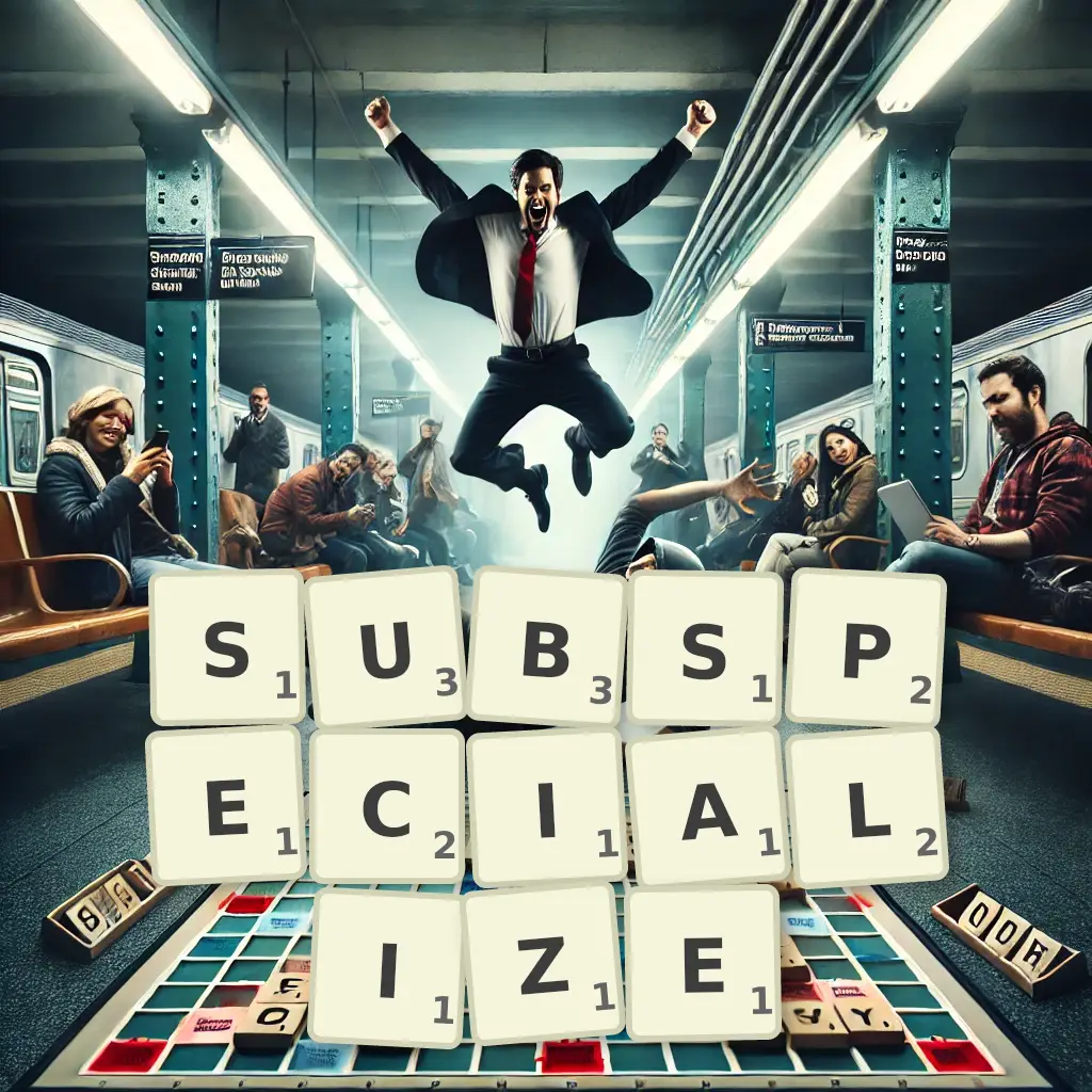 List of words with letters SUBSPECIALIZE Words with letters SUBSPECIALIZE