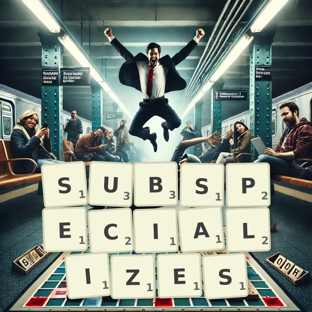 List of words with letters SUBSPECIALIZES Words with letters SUBSPECIALIZES