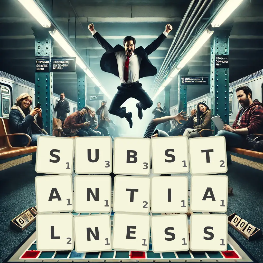 List of words with letters SUBSTANTIALNESS Words with letters SUBSTANTIALNESS