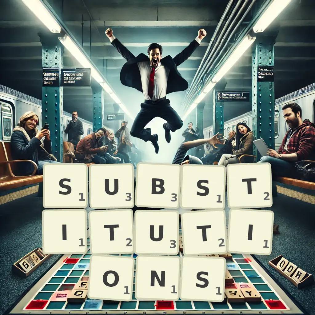 List of words with letters SUBSTITUTIONS Words with letters SUBSTITUTIONS