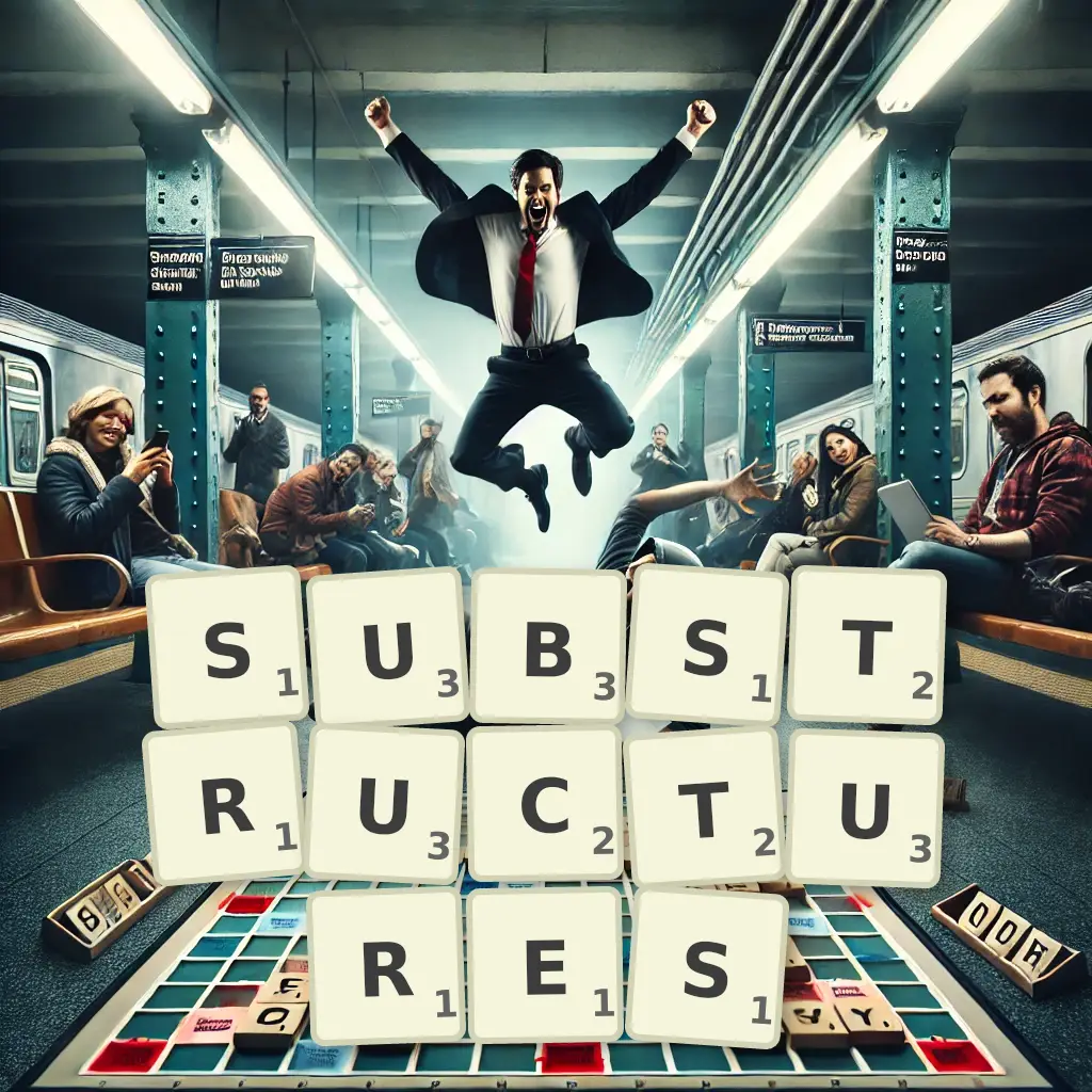 List of words with letters SUBSTRUCTURES Words with letters SUBSTRUCTURES