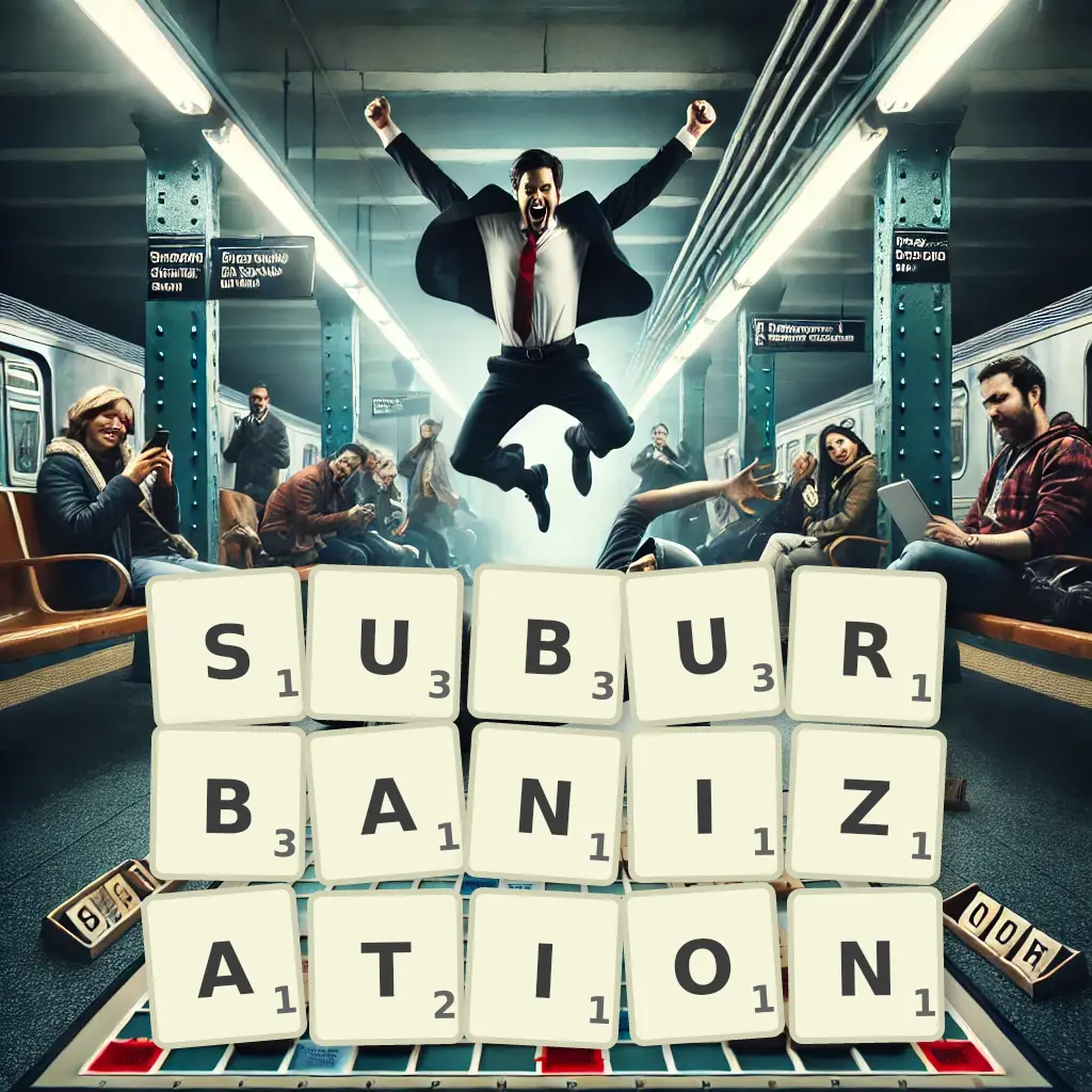 List of words with letters SUBURBANIZATION Words with letters SUBURBANIZATION
