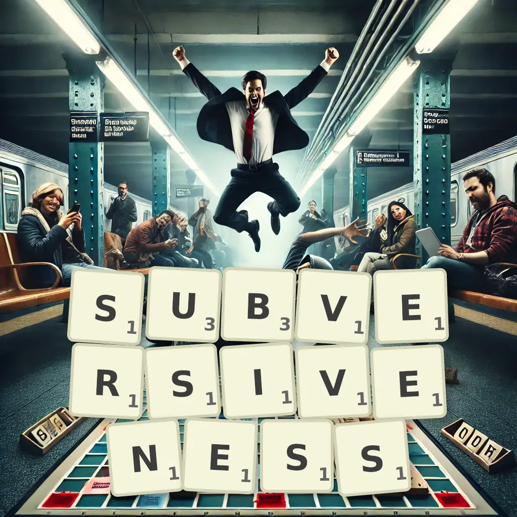 List of words with letters SUBVERSIVENESS Words with letters SUBVERSIVENESS