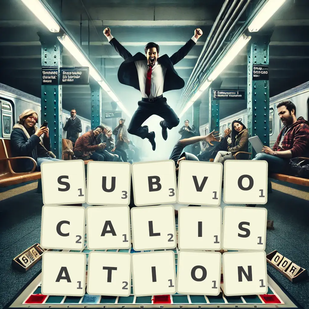 List of words with letters SUBVOCALISATION Words with letters SUBVOCALISATION