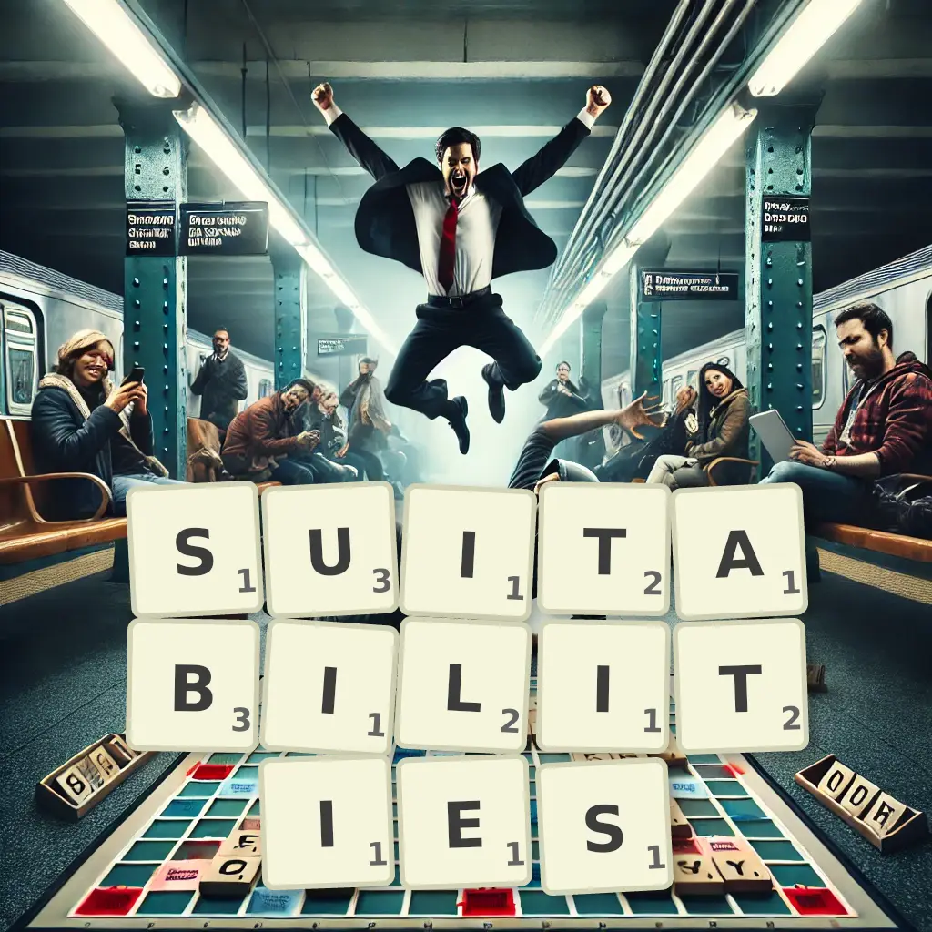 List of words with letters SUITABILITIES Words with letters SUITABILITIES