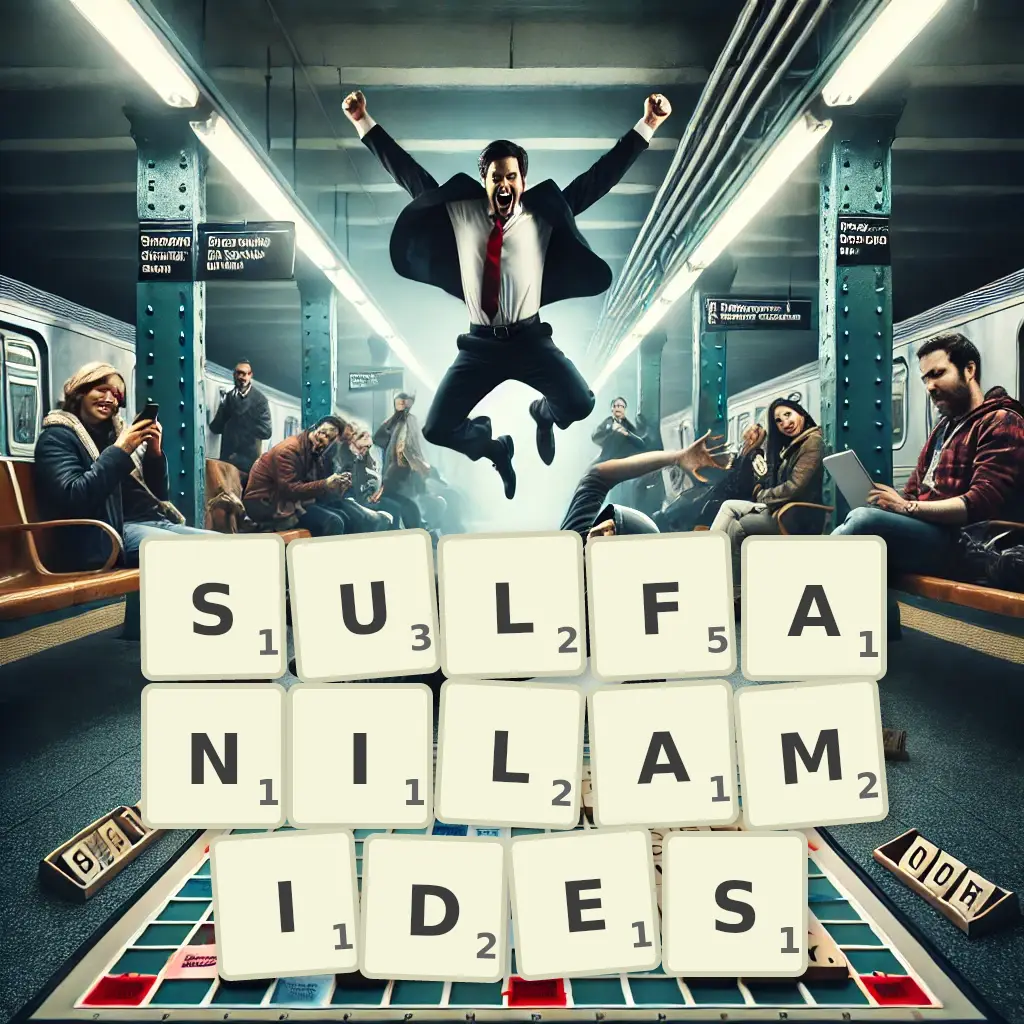 List of words with letters SULFANILAMIDES Words with letters SULFANILAMIDES